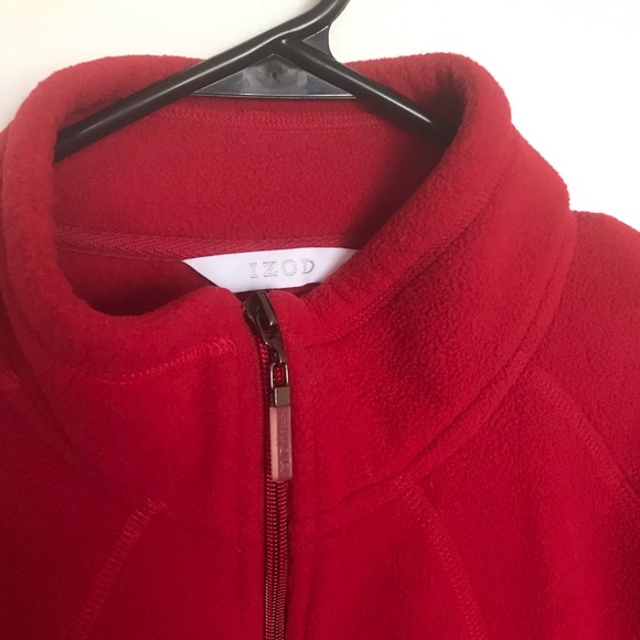 IZOD Fleece Full Zip Jacket - Size M - Picture 3 of 11